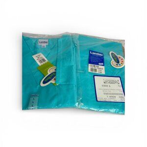 Landau NWT Unisex Scrub Set Aqua Large